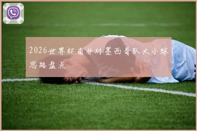 2026世界杯南非对墨西哥队大小球思路盘点